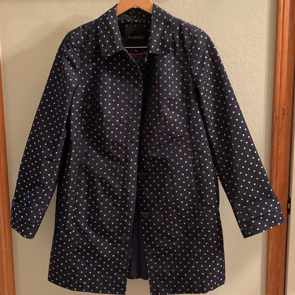 Talbots Polka Dot Raincoat